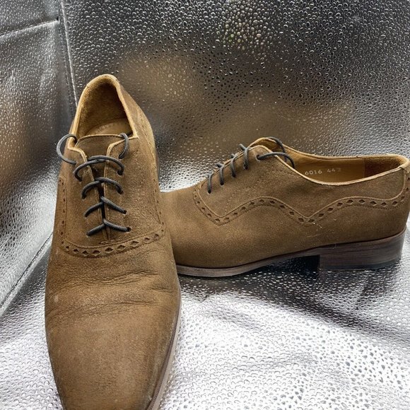PERSONA BRAND NUBUCK OXFORDS BROWN SIZE 44 / 11 PRE-LOVED main image 5
